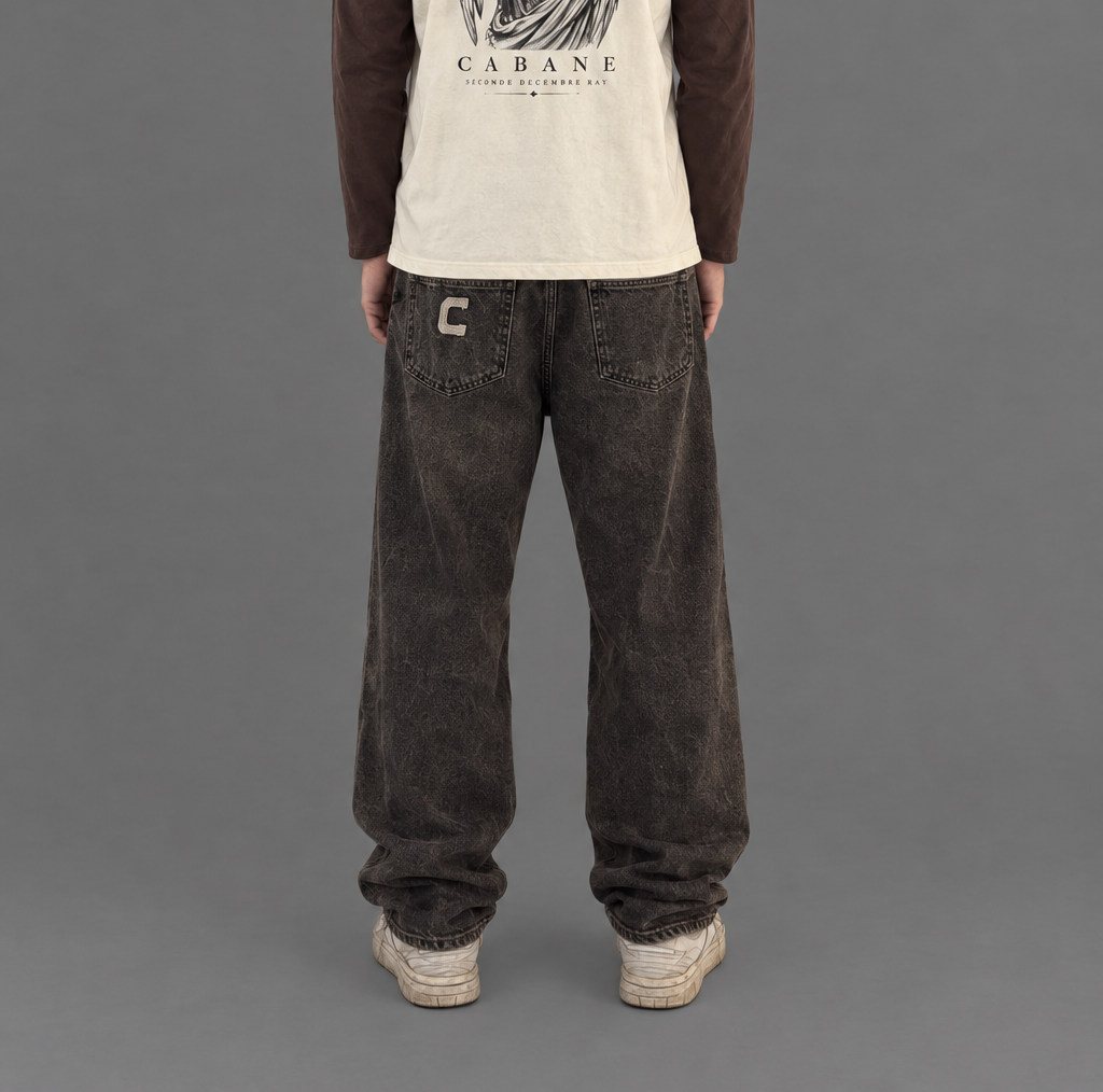 Brown Cabane Jeans