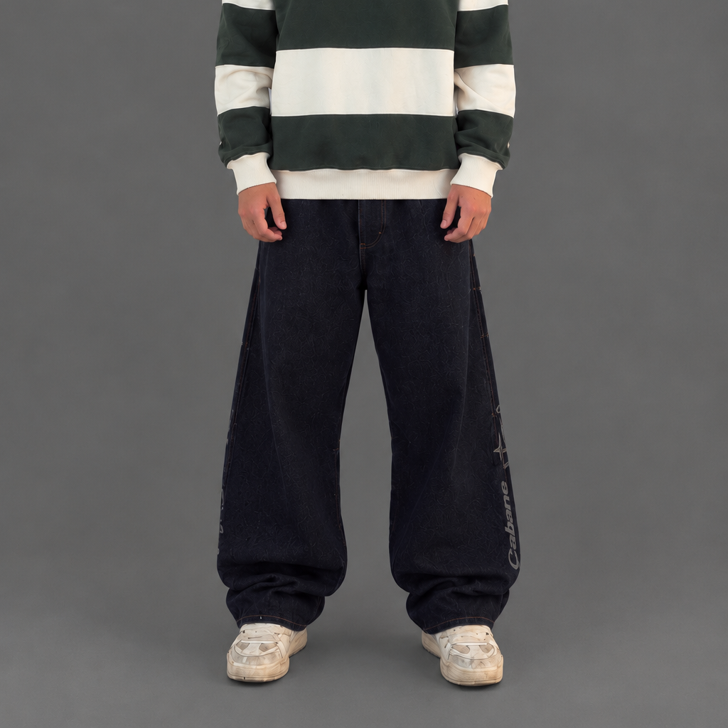 Dark Blue Cabane Jeans