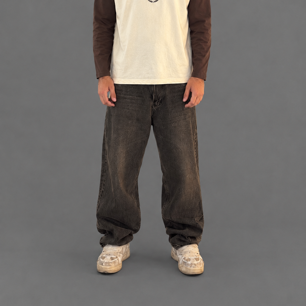 Brown Cabane Jeans