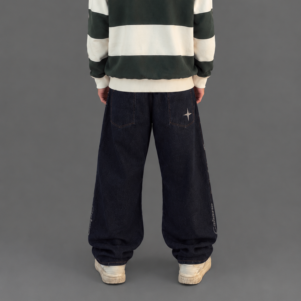 Dark Blue Cabane Jeans